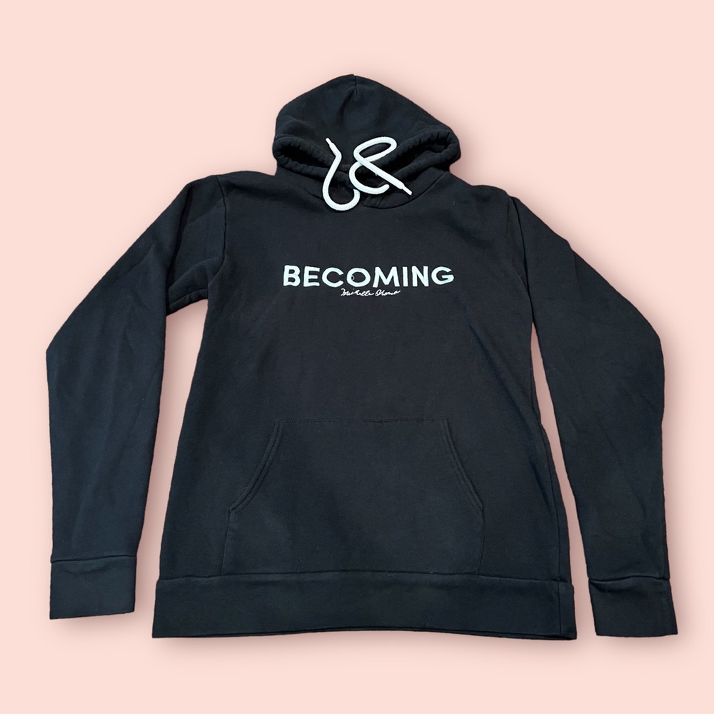 Michelle Obama Becoming Black Hooded Sweatshirt